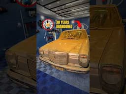 ABANDONED IN A GARAGE FOR OVER THIRTY YEARS! THIS WAS PELÉ'S CAR. 🚗 #detailing #car
