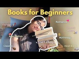 📚BEST BOOKS TO START READING | Don’t Know Where to Start? Start Here💭✨ (Beginners Guide in Hindi)