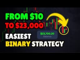 EASIEST Binary Option Strategy to TURN $10 to $23,000 | Best POCKET OPTION | EXPERT OPTION Strategy