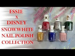 Essie x Disney's Snow White Collection | Review + Swatches on the Natural Nails