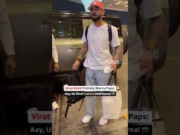 Virat Kohli to Paps as Anushka Sharma and kids were in the Car! 📸👀#shorts