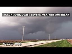 Chasing Destructive Winds & Rain-Wrapped Tornadoes in Illinois | March 30th, 2025