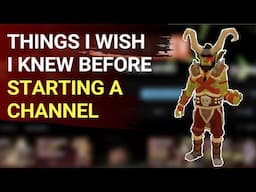 Things I Wish I Knew Before Starting a Channel | 1000 Subs | Game Dev
