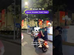 A Scooter Tour in Hanoi is a MUST DO! This video proves you why 🛵💨