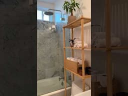 Renter friendly bathroom storage upgrades! What do you think?