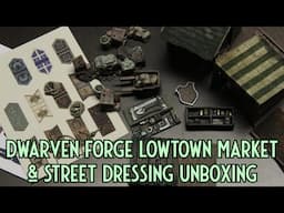 Dwarven Forge Lowtown Market & Street Dressing Unboxing
