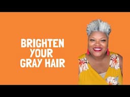 Want to BRIGHTEN your Gray Natural Hair? Try Mofajang Silver Hair Wax