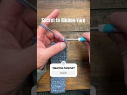 #secret to using Caron Colorama Lacy Yarn