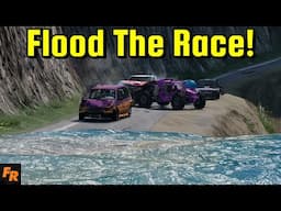 Flood The Race! - Random Car Chaos - BeamNG Drive