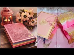 Unboxing My pink Quran sharif  and resin rehal 🌙  Ramadan Kareem ✨️