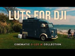 LUTS for DJI Osmo Action D-LOG M - Standard to Cinematic! (2025)