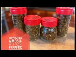A Mosh Pit of Peppers! | From Freezer to Pantry: How to Dehydrate Spicy Peppers🌶️🔥