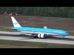 Llegada a Cancún de los Boeing 777-200 de KLM, British Airways y Air France - Ultra HD -