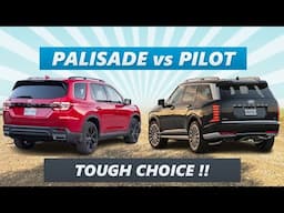 2026 Hyundai Palisade vs 2025 Honda Pilot