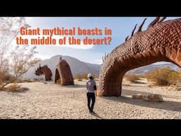 Did You Know There are Giant Metal Sculptures Hidden in the Middle of California's Desert?