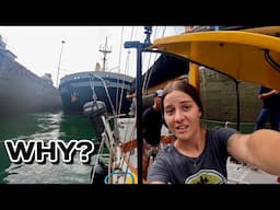 Why our engine FAILED while transiting the Panama Canal | Sailing Sitka Ep 161