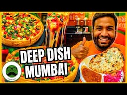 Mumbai's ULTIMATE Deep Dish Pizza & Street Food FEAST! Pani Puri, Kulche & More | Veggie Paaji