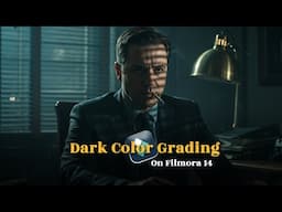 How To Make Dark Color Grading On Filmora 14