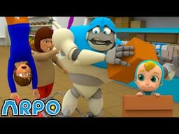 Arpo vs Shoppers!! | 30 Minutes of Arpo the Robot | Funny Preschool Cartoons for Toddlers