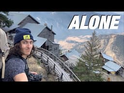Staying The Night ALONE In An ABANDONED Mine In The Mountains ! Ep. 5