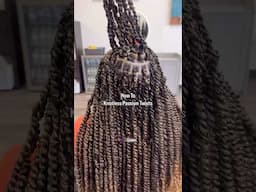 How to Knotless Passion Twists ✨#protectivestyles #summerhairstyle