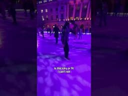 he's just trying to show off ⛸️