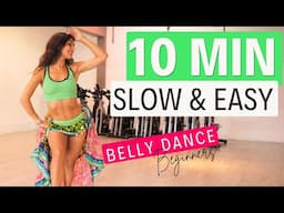 10 Minute Gentle Belly Dance | Slow & Soothing Movement for All Ages