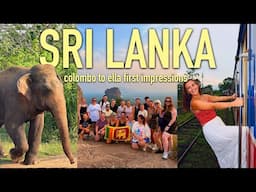 FIRST TIME IN SRI LANKA! Backpacking Realities & Famous Train Ride!🚂🇱🇰