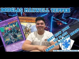 RBET New York 1ST Place Eatos Gladiator Beast Deck Profile "Douglas Maxwell Tepper" (Edison Format)