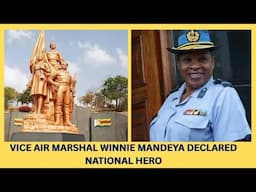 LATE VICE AIR MASHAL WINNIE MANDEYA DECLARED NATIONAL HERO