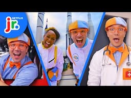ALL Songs from Blippi’s Job Show | Motivation Songs for Kids | Blippi’s Job Show | Netflix Jr