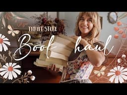 The Best Thrift Store Book Haul 👜 Cosy Fantasy, Dark Academia, Mystery & Magic for a Witch's Library