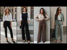 Top 10+ Trendy Office Wear For Young Women 2025 / Stylish Work Outfits / Women's Fashion!