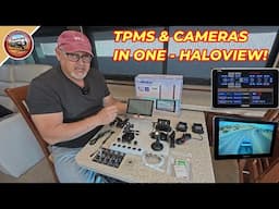 Game Changing RV Constant Rear View Camera & TPMS Tire Pressure Monitoring System In One By HaloView