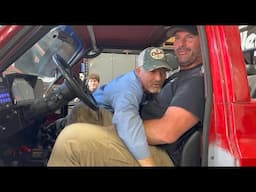 I think my guys are enjoying the new powered seat option a little too much!