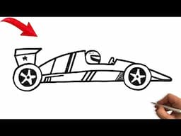 How to Draw a Race Car – Easy Step-by-Step Drawing Tutorial
