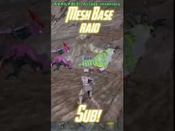 Mesh Base With Enforcer 😱 | #ark #gaming #funny