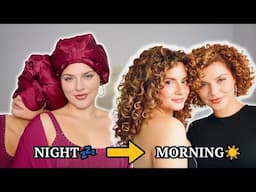 OUR UPDATED CURLY HAIR SLEEP ROUTINES FOR PRESERVING CURLS OVERNIGHT (we've been keyping a secret🤫)
