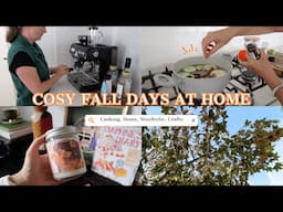 🍂 FALL VLOG | Lots of Cooking + Baking, Fall Solo Dates, Wardrobe Switch, Cosy Moments at Home!