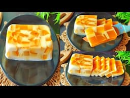 आम के स्वाद से भरपूर मैंगो  पुडिंग | Mango Pudding Recipe - No Bake | Mango Dessert Summer Recipes