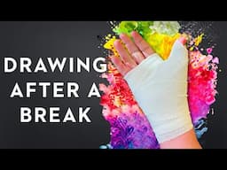 Drawing Again: My Hand, My Heart, My Comeback | Art Journal Vlog