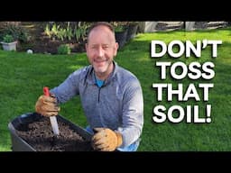 Refresh Your Soil! How to Mix Compost Into Soil #gardening