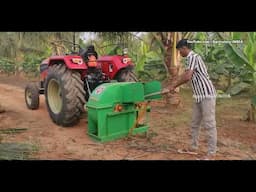 Farm waste Shredder cum pulverizer  | Solis Yanmar 5515 E series 55 HP Tractor PTO power