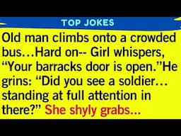 Old Man’s Magic in Bus… Woman Regretted Asking Why 😂 |Funny Jokes Laugh Landers