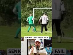 Old man fails to stop the cross, a breakdown #soccer #sports #oldman #fail #funny #football