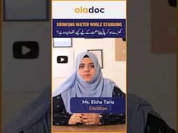 Drinking Water While Standing - Khade Ho Kar Pani Peena Sahi Hai Ya Ghalat #drinkingwater #ytshorts