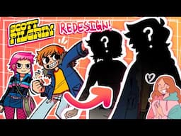redesigning SCOTT PILGRIM characters!! ☆ (art + commentary)