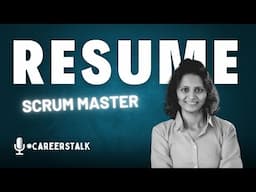 How To Write Scrum Master Resume in 2025 I Write the PERFECT SCRUM MASTER RESUME in 2025