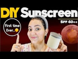 *Home Made Sunscreen* This Season (2025) : No Side Effects, No Tan, No Pigmentation. 💐❤️