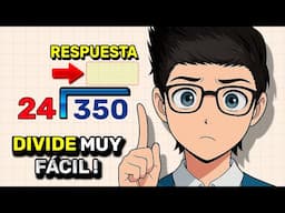 DIVISIÓN DE 2 CIFRAS AFUERA Y 3 ADENTRO (División de 2 CIFRAS)
